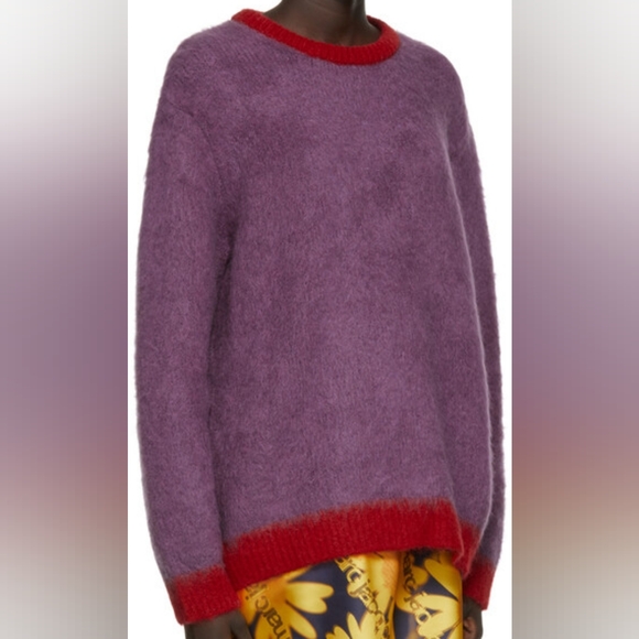 Marc Jacobs Heaven Purple and Red Unisex Sweater - Picture 2 of 7
